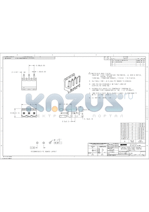 C-1776139 datasheet - TERMINAL BLOCK HEADER ASSEMBLY, 180 DEGREE, OPEN ENDS, STACKING 5.08mm PITCH
