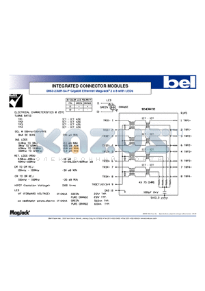 0863-2X8R-54-F datasheet - INTEGRATED CONNECTOR MODULES