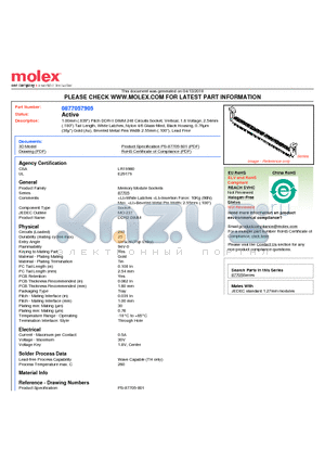 0877057905 datasheet - 1.00mm (.039