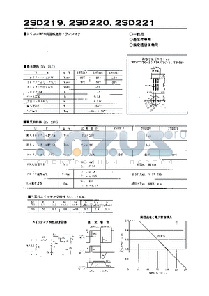 2SD220 datasheet - NPN Transistor