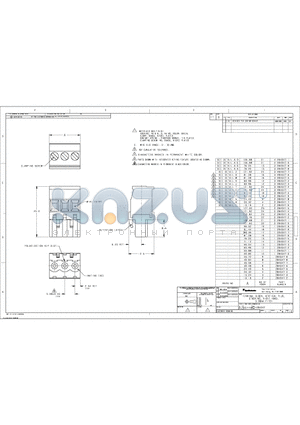 C-284047 datasheet - TERMINAL BLOCK VERTICAL PLUG STACKING RIGHT HAND 5.08mm PITCH