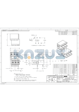 C-284053 datasheet - TERMINAL BLOCK MULTIPLE HEADER ASSEMBLY 90  STACKING W/INTERLOCK  5.08mm PITCH