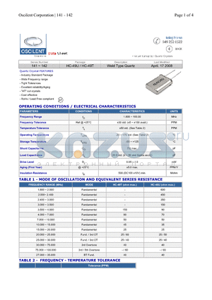 141-12.0M-20-25KR datasheet - Weld Type Quartz