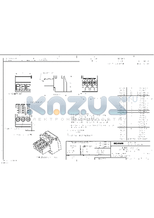 C-284509 datasheet - TERMINAL BLOCK PLUG STACKING WITH INTERLOCK  3.81mm PITCH