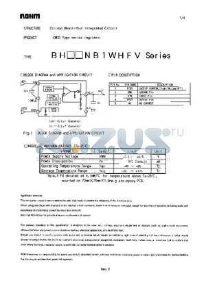 BH2JNB1WHFV datasheet - CMOS Type series regulator