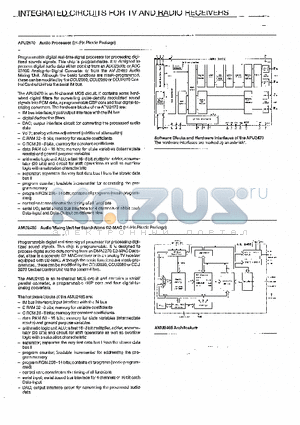 AMU2485 datasheet - Audio Processor (24-Pin Plastic Package)