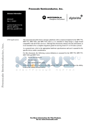 AN1812 datasheet - Freescale Semiconductor, Inc.