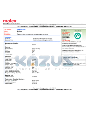 09-50-7101 datasheet - 3.96mm (.156