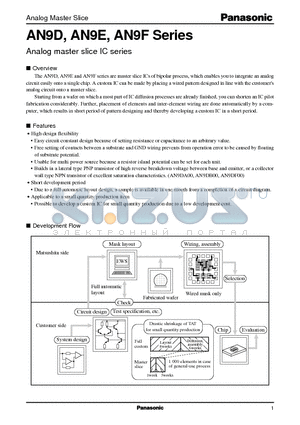 AN9DB00 datasheet - Analog master slice IC series