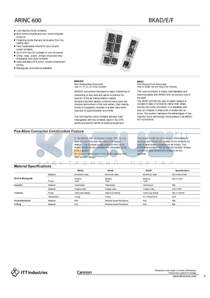 BKAC2A234MAB40001 datasheet - ARINC 600