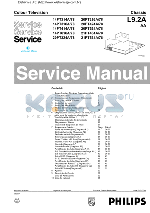 14PT414A/78 datasheet - Service Manual