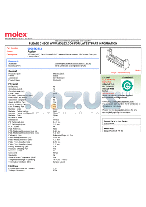 0908163512 datasheet - 1.27mm (.050