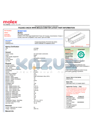 0916271001 datasheet - 5.00mm (.197