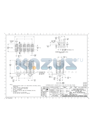 15-45-3848 datasheet - DUAL ROW VERTICAL SURFACE MOUNT TOP ENTRY ON .100 GRID