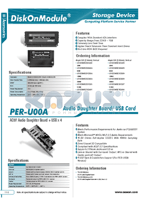 AP-SS968C051203 datasheet - Complies With Standard ATA Interface