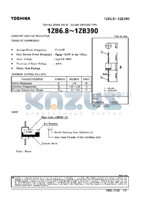 1ZB270 datasheet - DIODE (CONSTANT VOLTAGE REGULATION)