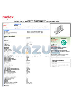 A41681A13A102 datasheet - 3.96mm (.156