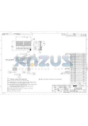 1-102699-6 datasheet - AMPMODU MT, RCPT ASSY, HIGH PRESSURE CONTACTS FOR 22-26 AWG WIRE SIZE