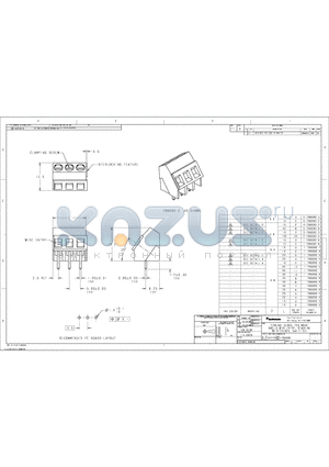 C-796690 datasheet - TERMINAL BLOCK, PCB MOUNT ANGLED WIRE ENTRYK, STACKING W/INTERLOCK, 5mm PITCH