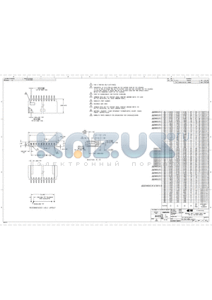 1-103414-0 datasheet - ASSEMBLY, MOD II, HEADER, SINGLE ROW .100 C/L, (4) SIDED SHROUD