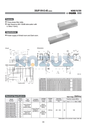 3SUP-V10H-E-4S datasheet - NOISE FILTER