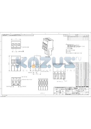 1-284041-9 datasheet - TERMINAL BLOCK VERTICAL PLUG STACKING, LEFT HAND 5.08mm PITCH