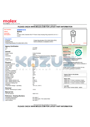 42021-01C datasheet - 2.13mm (.084