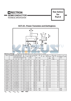 CMBTA06 datasheet - SOT-23 - Power Transistor and Darlingtons