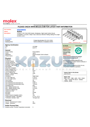 22-28-8043 datasheet - 2.54mm (.100