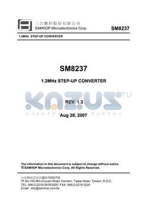 CMDSH2-3 datasheet - 1.2MHz STEP-UP CONVERTER