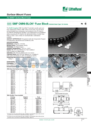 154010 datasheet - Surface Mount Fuses