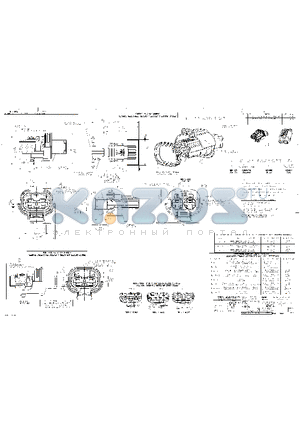 1544317-1 datasheet - PORTE-CLIP 2 VOIES 8mm NGI ETANCHE 2-WAY 8mm NGI SEALED RECEPTALE HOUSING