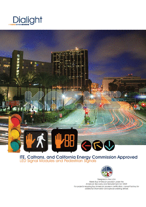 430-6772-001X datasheet - LED Signal Modules and Pedestrian Signals