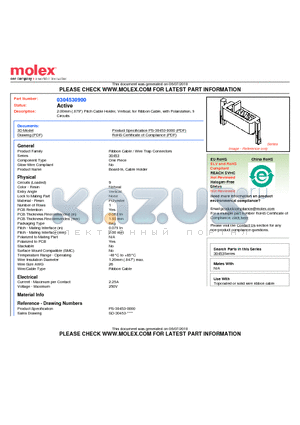 30453-0900 datasheet - 2.00mm (.079