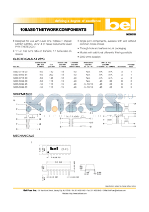 A553-5999-64 datasheet - 10BASE-TNETWORKCOMPONENTS