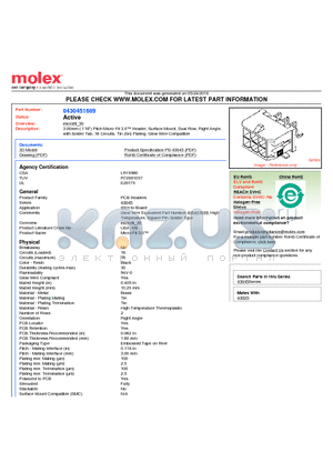 43045-1609 datasheet - 3.00mm (.118