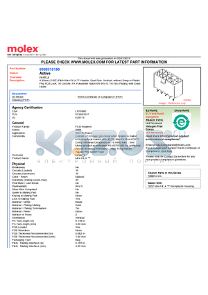 A556616B210 datasheet - 4.20mm (.165