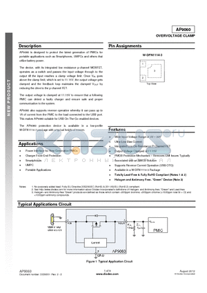 AP9060FM8-7 datasheet - OVERVOLTAGE CLAMP