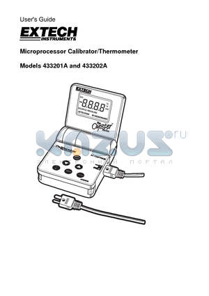 433201A datasheet - Microprocessor Calibrator/Thermometer