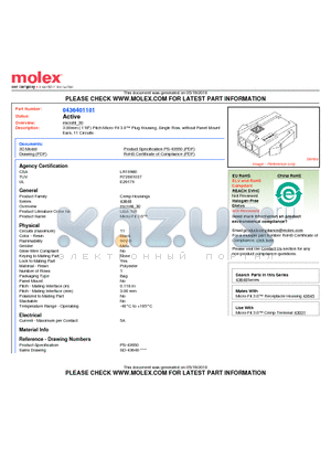 43640-1101 datasheet - 3.00mm (.118