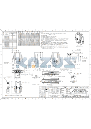 43640-1200 datasheet - MICRO-FIT (3.0) IN-LINE 2 THRU 12 CIRCUIT PLUG W/ OPTIONAL PANEL MOUNTS