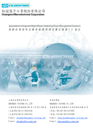 CMT20N15 datasheet - Champion Microelectronic Corporation