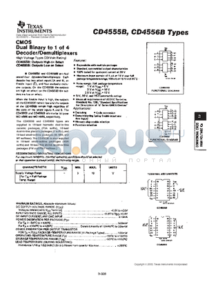 7704701EA datasheet - CMOS DUAL BINARY TO 1 OF 4 DECODER/DEMULTIPLEXERS