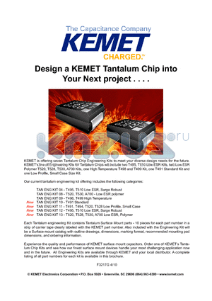 A700V476M006ATE025 datasheet - (Low ESR, Surge Robust) 10 pcs.