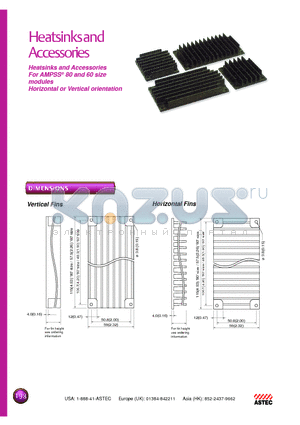 APA501-60-006 datasheet - Heatsinks and Accessories