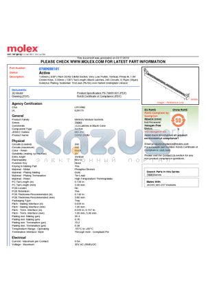 78065-8101 datasheet - 1.00mm (.039