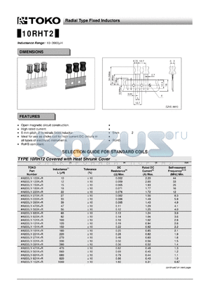 A830LY-151K datasheet - Radial Type Fixed Inductors