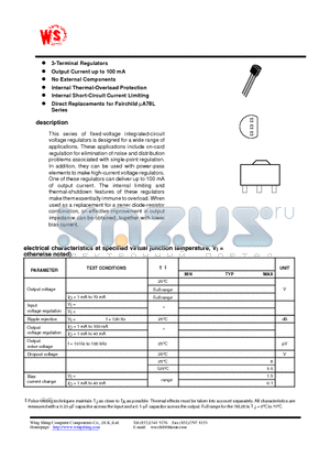 78L12 datasheet - Positive-Voltage Regulators