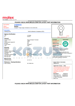 AA-122-14 datasheet - Krimptite Ring Tongue Terminal for 18-22 AWG Wire