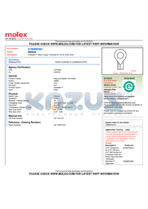 AA-133-10T datasheet - Krimptite Ring Tongue Terminal for 18-22 AWG Wire